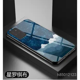 三星 Note 20 Ultra Note20 手機殼 軟邊玻璃鏡面星空情侶 超薄全包防摔保護套 冷淡風個性創意潮牌 4