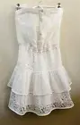 Stunning Party Dress - 10 by “ LITTLE REMIX “ Ivory Lace - fully lined - NWT