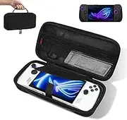 iofeiwak Carrying Case for ROG Ally/Ally X - Portable Hard Shell Carrying Case for ROG Ally/Ally X Gaming Handheld - Double Pocket/Button Protection/Large Capacity