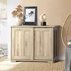 Sideboard Buffet Cabinet with Sliding Doors, 86 X 27 X 63Cm Hallway Table