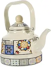 GRADENEVE Tea Kettle Vintage Style Stovetop Teakettle Capacity for Induction Cookers Stylish Design for Tea and Lovers for Daily Use and Entertaining