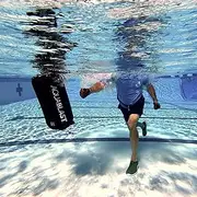 AquaBLAST Portable Fitness and Punching Bag for Swimming Pools for a Total-Body, Low-Impact Workout Using Water Resistance & Weight; Sets Up in 30 Seconds & Take It Anywhere.