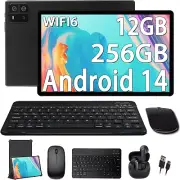 Tablet 12GB RAM+256GB ROM Android 14 10.1 inch 8000mAh 5G WIFI 8-Core Google GPS