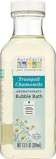 Aura Cacia Tranquil Chamomile Aromatherapy Bubble Bath | Pure Essential Oils | Pack of 3-13 fl. oz.