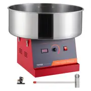 VEVOR Electric Cotton Candy Machine, 1000W Candy Floss Maker, Commercial Cotton Candy Machine with Stainless Steel Bowl, and Sugar Scoop, Perfect for