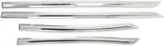 Car Accessories Compatible for Jeep Cherokee 2014-2018 2019 2020 2021 Exterior Chrome Side Door Line Strip Body Skirt Molding Trim Sticker