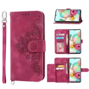 MCC For Samsung Galaxy A51 Wallet Case Cover Extra Card Slots w/ Strap A515 [Red]