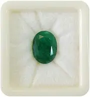 [JAGDAMBA GEMS] Natural Emerald Gemstone 9.25 Ratti Certified Loose Precious Panna Stone, Natural Emerald Panna Loose Gemstone, Emerald, Natural Emerald Panna Loose Gemstone, Emerald