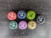 (7) Lagunitas Brewing Bottle Cal Lot Petaluma CA Colored
