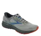 Brooks For Men's Ghost 14 Neutral Running Shoe Color Grey Blue Red 14 A53-12 New