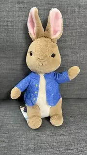 Beatrix Potter 12” Peter Rabbit Brown Bunny Plush Trinket