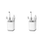 2PK Joseph Joseph EasyStore Paste/Toothbrush Caddy Bathroom Storage Organiser