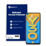 Vivo Y30 Compatible Premium Hydrogel Screen Protector With Full Coverage Ultra HD