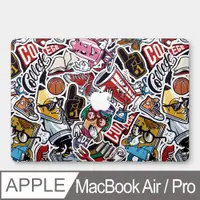 在飛比找PChome24h購物優惠-美式卡通塗鴉 MacBook Air / Pro 防刮保護殼