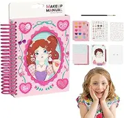 Makeup Coloring Book Kit- Watercolor Painting Book, Kids Painting Art Book | Art Activity Watercolor Painting Book Kit, Craft Activity Dress Up Boys Girls Arts and Crafts Kit Christmas