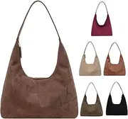 [RWGKCDB] Suede Bags for Women, Suede Tote Bag Suede Shoulder Bag Suede Hobo Bags, Suitable for Christmas and New Year Presents