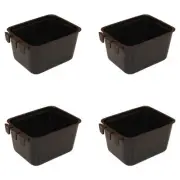 Four (4) 1 Pint/ 16 Fl Oz Hanging Feed and Water Cage Cup For Poultry Pheasants