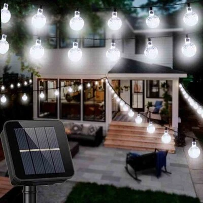 Outdoor Solar 50 LED Lights Path Garden Patio Pathway Stairs Step Fence Lamp