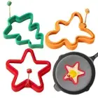 Silicone Egg Ring Christmas Theme Omelette Maker Silicone Cooking Tool superbly