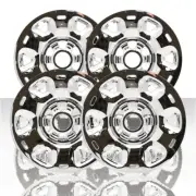 4 Chrome 17" Wheel Skins Hub Caps Alloy Rim Covers for Nissan Titan XD 2016-2023