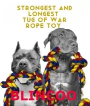 Rope Dogs Toys Durable - Perfect for Tug, Fetch, and Dental Health 48 Inch