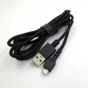 Micro USB Cable For Razer Basilisk Viper Ultimate Naga V2 Pro Mouse Charger Black