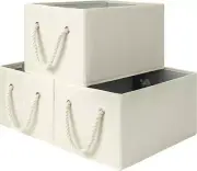 Storageworks Large Storage Baskets for Organizing, Foldable Storage Baskets for