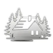 House Tree Metal Cutting Dies Stencil DIY Scrapbooking Album Paper Card Template