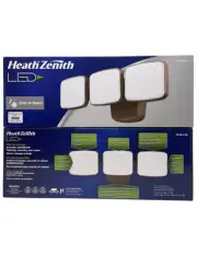 HeathZenith Dusk to Dawn Hardwired LED Bronze Security Light (2 pack)