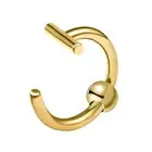 Punk Titanium Steel Lip Rings Cuff Clip on Fake Labret Piercing R7Q6 Hoops P0I7