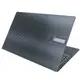 【Ezstick】ASUS VivoBook S3504 K3504 M3504黑色卡夢紋機身貼 上蓋+鍵盤週圍+底部膜