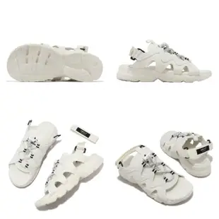 【adidas 愛迪達】涼鞋 ASTIR SNDL W 女鞋 白 復古 露營涼鞋 緩震 三葉草 愛迪達(HP2185)