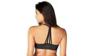 Beyond Yoga Converging Straps Sports Bra Womens M Black