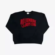 Billionaire Boys Club 'Flocked Print' Crewneck Sweatshirt Black / Red (Flagship