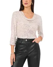 Vince Camuto Sequinned Top