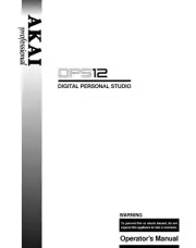Akai DPS12 Digital Personal Studio Owners Instruction Manual