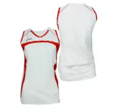 Asics Women's Ace Athletic Vollyball Jersey, White/Red