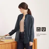 在飛比找蝦皮購物優惠-uniqlo U 黑色襯衫