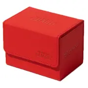 Ultimate Guard Sidewinder 80+ Xenoskin Monocolour Deck Box (Red)