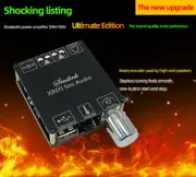 MINI Bluetooth 5.0 Wireless Audio Digital Power Amplifier Stereo 50Wx2 Amp ot25