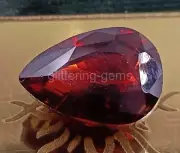 Natural 39.55 CT Pear Cut Red Ruby Burma Certified IGL Loose Gemstone 5MSY