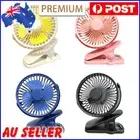 USB Portable Mini Hand Clip Fan Rechargeable Desk Clip On Fan for Student Dorm