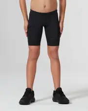 Core Boys Compression Shorts, 2XU, XL, Black/Nero