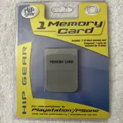 Playstation 1 PS one Hip Gear Memory Card New Sealed