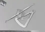 Amalgam Frahm Wax Carver Lwanson Crown Caliper Wax Gauge Lab Tools