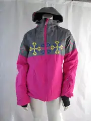 Halti Womens 2013 Kalsu Snowboard Ski Drymax X Jacket Coat Parka Pink Gray 6 NWT