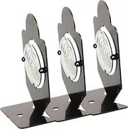 Generic 3Pcs Portable Rotary Shooting Targets Precision Practice Tool for Outdoor Training Durable and Lightweight Design for Increased Accuracy and Rate