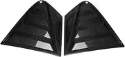 Car Window Side Louvers Vent Compatible For Ford Focus ST-LINE Hatchback 2019 2020 ABS Carbon Fiber Style Auto