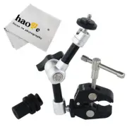 7" Articulating Magic Arm + Super Clamp f HDMI LCD Monitor LED Light DSLR Camera