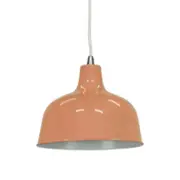 Danica Classic Dome Metal Cord Drop Pendant Light Lamp - Beige Red.
